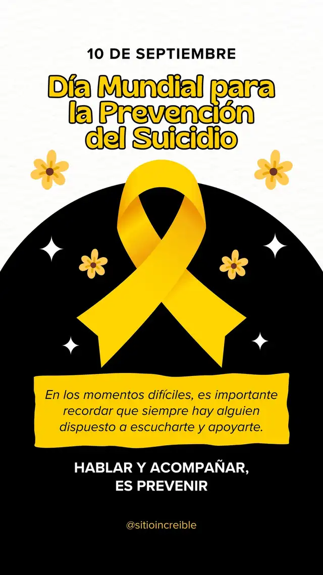Día Mundial para la Prevención del suicidio 2026 