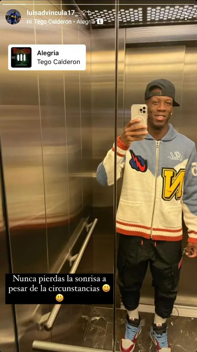 Luis Advíncula publicó una foto en sus redes sociales. Luis Advíncula publicó una foto en sus redes sociales.