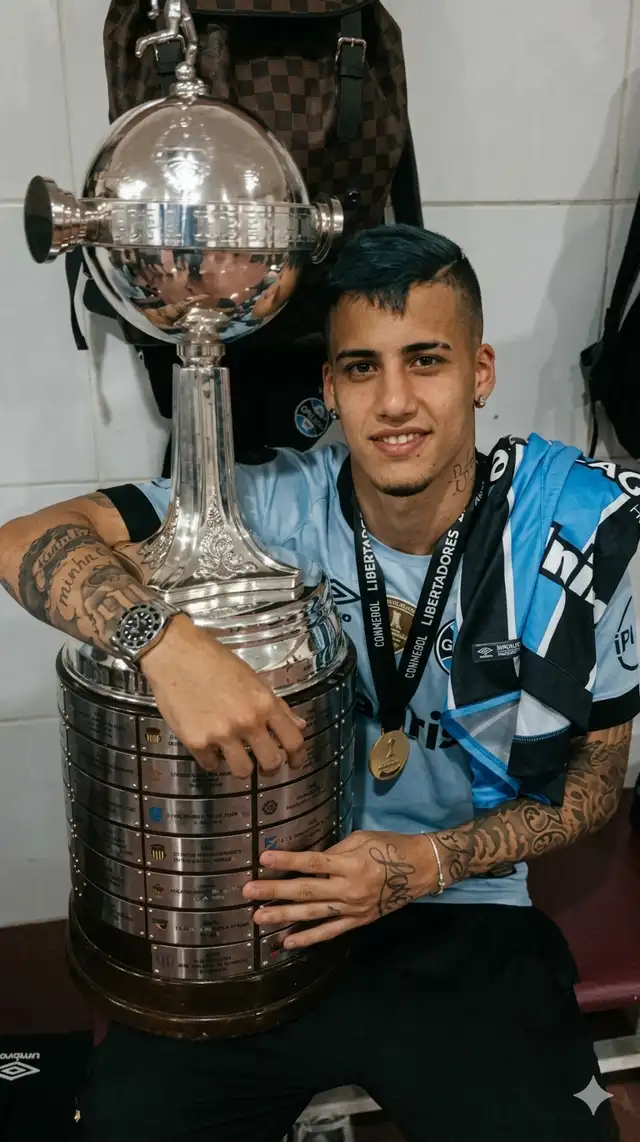 Beto Da Silva salió campeón de la Copa Libertadores con Gremio