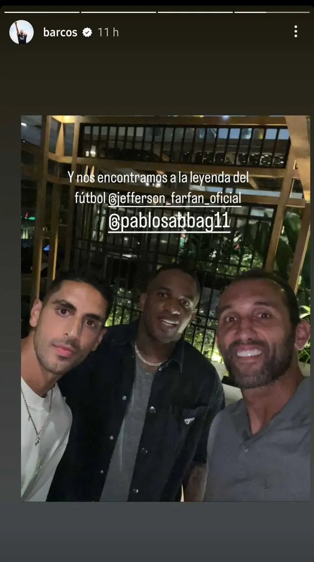 Hernán Barcos, Pablo Sabbag, Jefferson Farfán