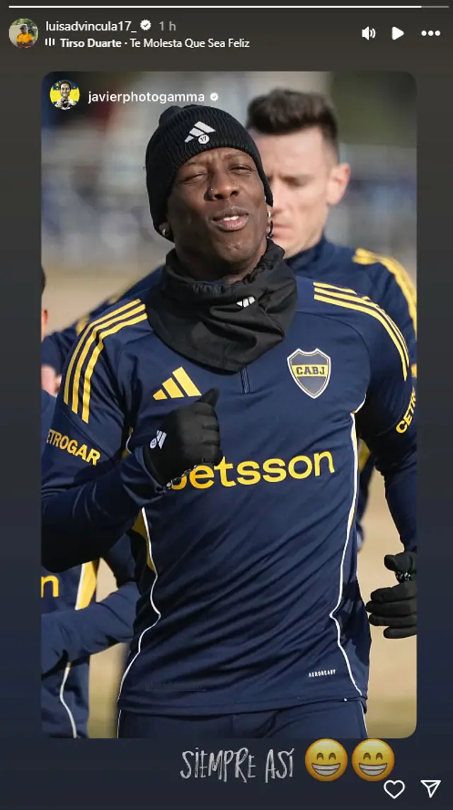 La publicación de Luis Advíncula en Instagram   