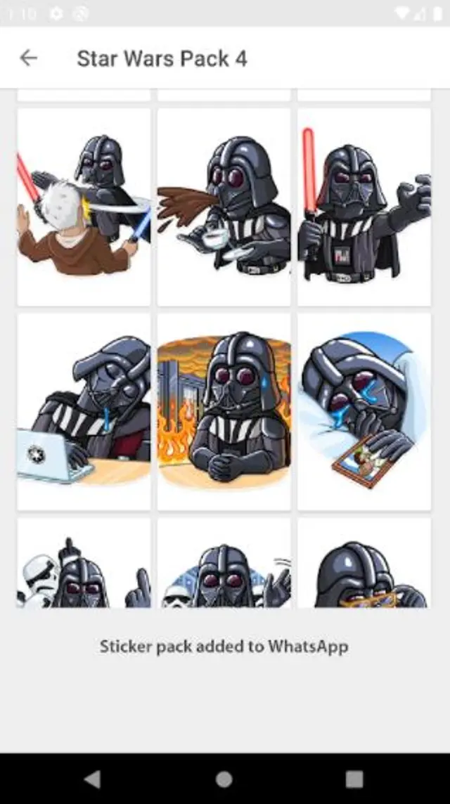 Stickers de Star Wars