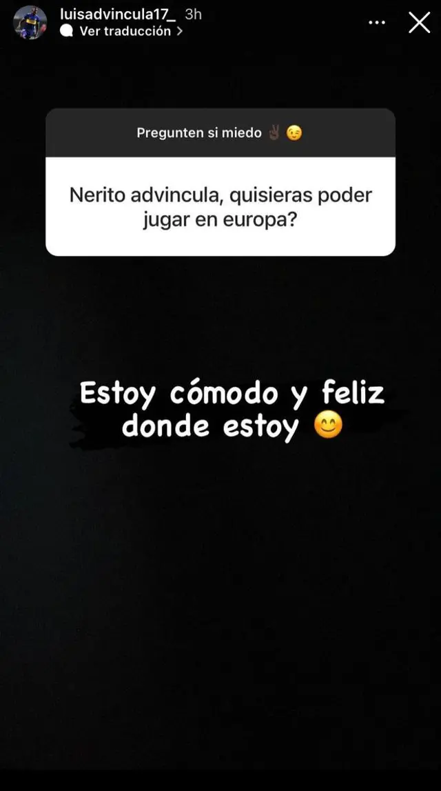 Luis Advíncula no desea regresar a Europa.