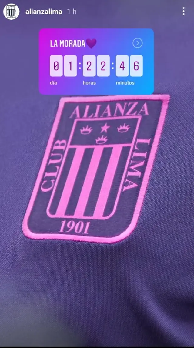 Alianza Lima presentará su camiseta morada. Captura: Instagram. Alianza Lima presentará su camiseta morada. Captura: Instagram.