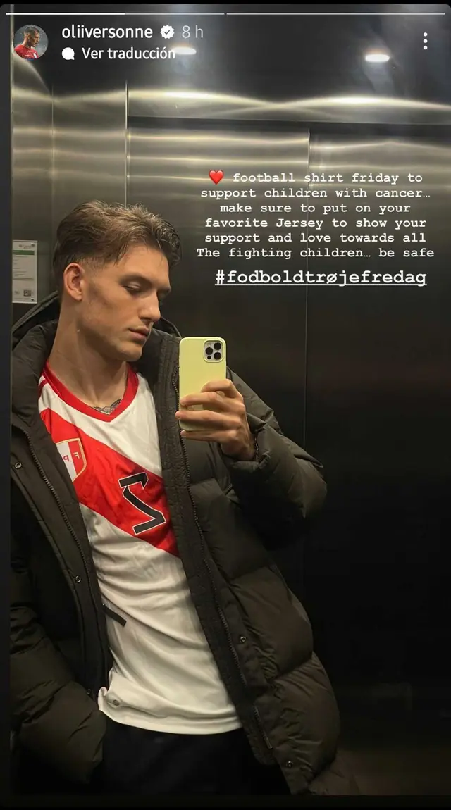 Oliver Sonne, Selección Peruana Oliver Sonne, Selección Peruana