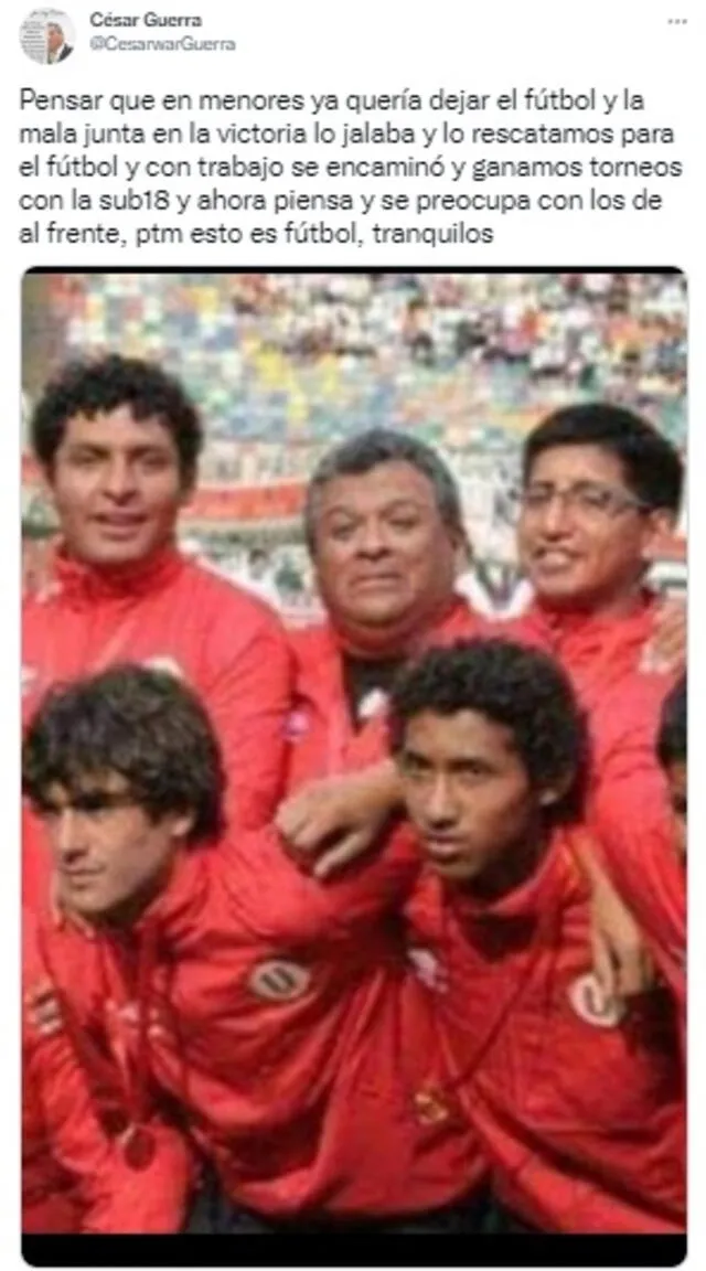 Exdelegado de la U contra Christofer Gonzáles.