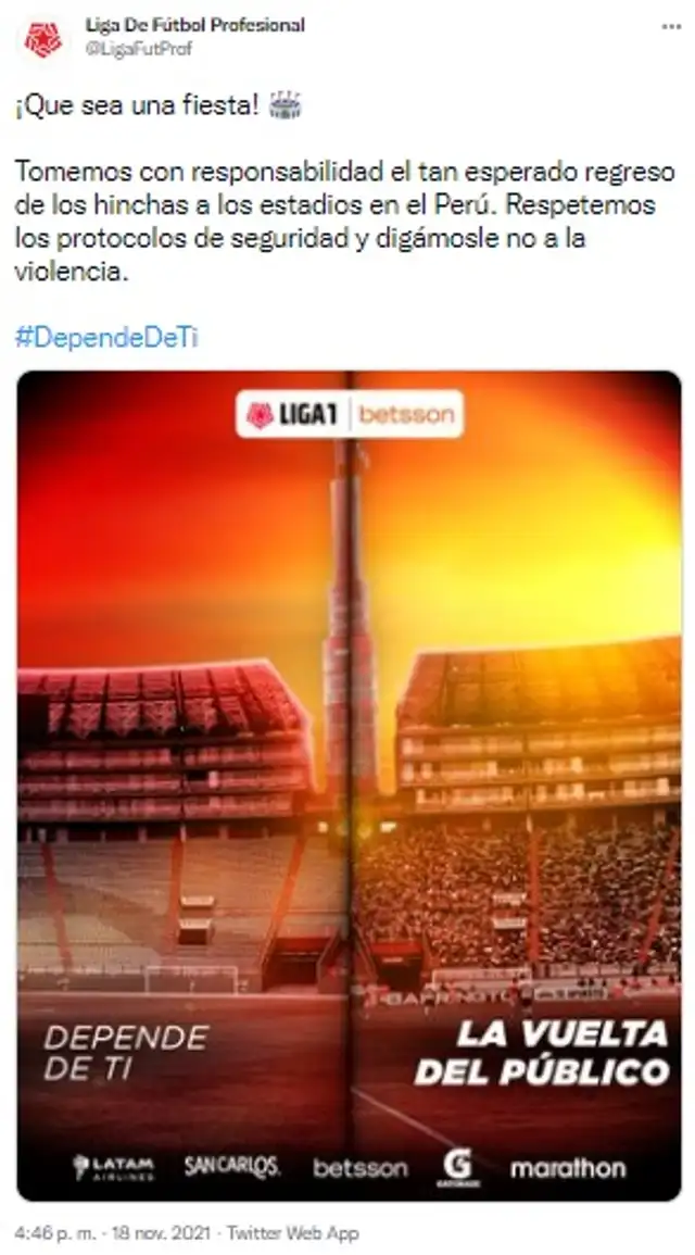 Liga 1 sobre los hinchas de Alianza y Cristal.