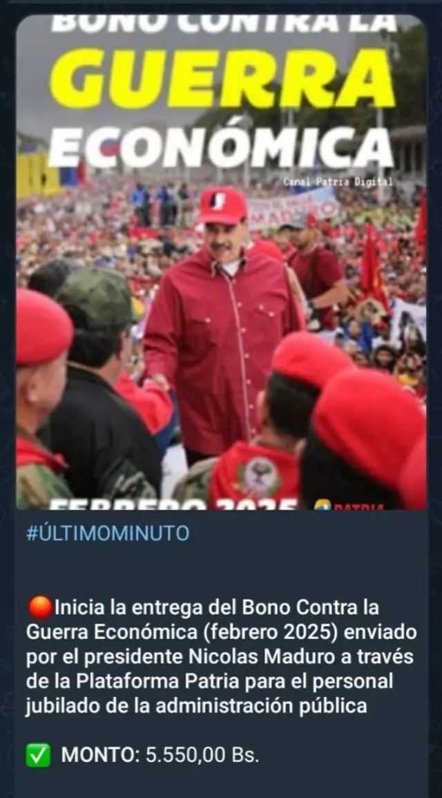 Bono Guerra jubilados Bono Guerra jubilados