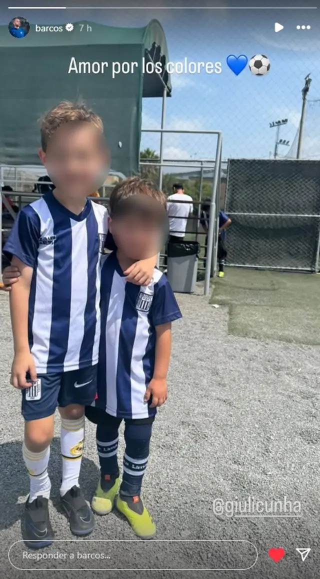 Hijos de Hernán Barcos forman parte del equipo de Alianza Lima. (Foto: Instagram)   