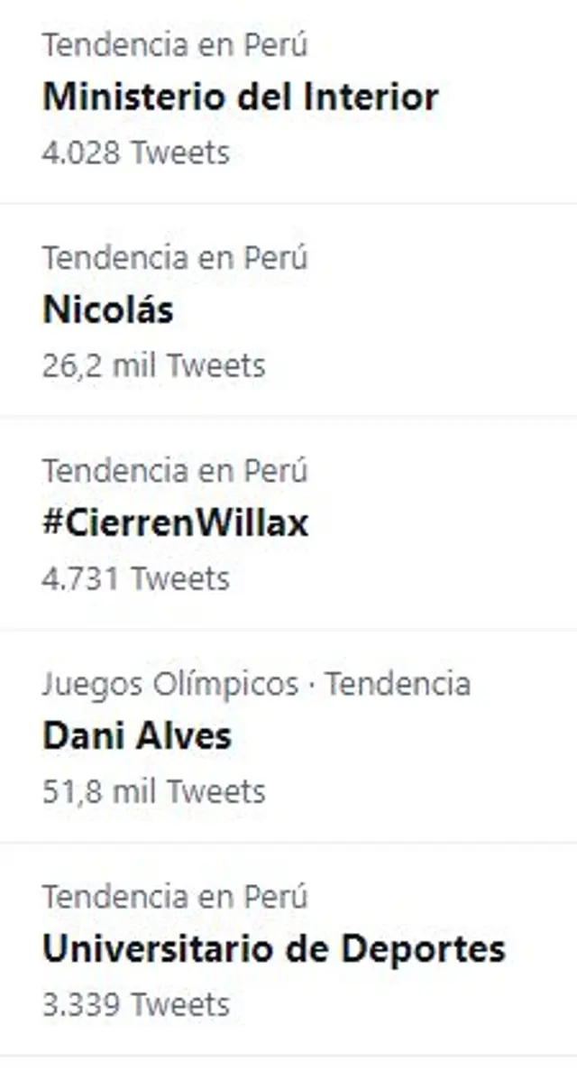 tendencias peru hoy