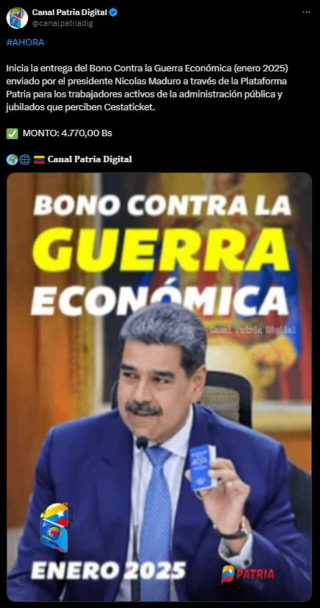 bono guerra trabajadores públicos
