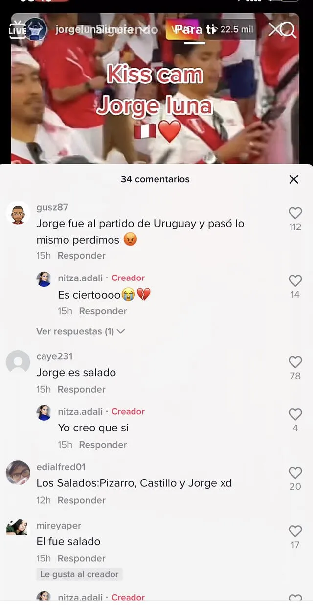 Hinchas de la 'Bicolor' se 'desquitaron' con Jorge Luna. | Foto: YouTube   