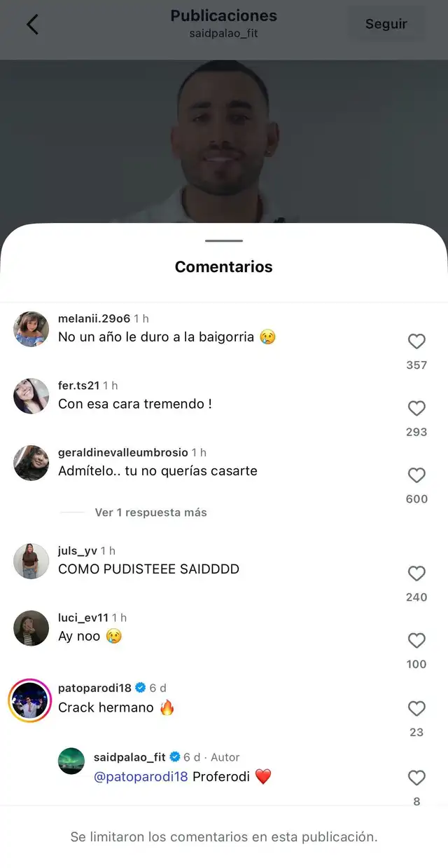 Decisión de Said Palao