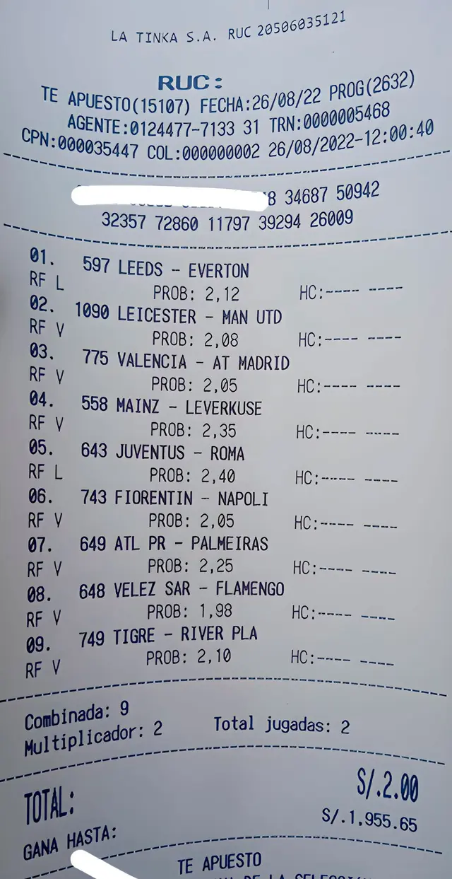 apuesta deportiva