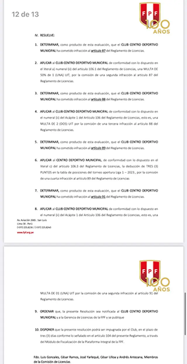 Deportivo Municipal