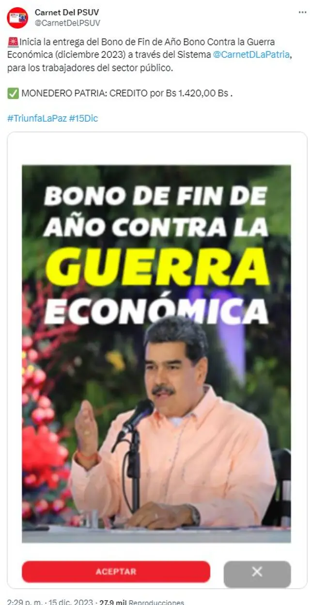 Bono guerra Bono guerra