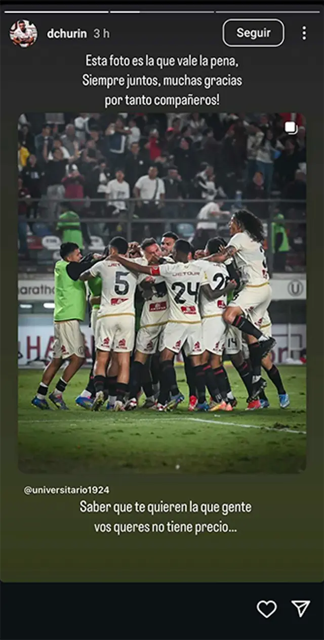 Diego Churín, Universitario vs Sporting Cristal