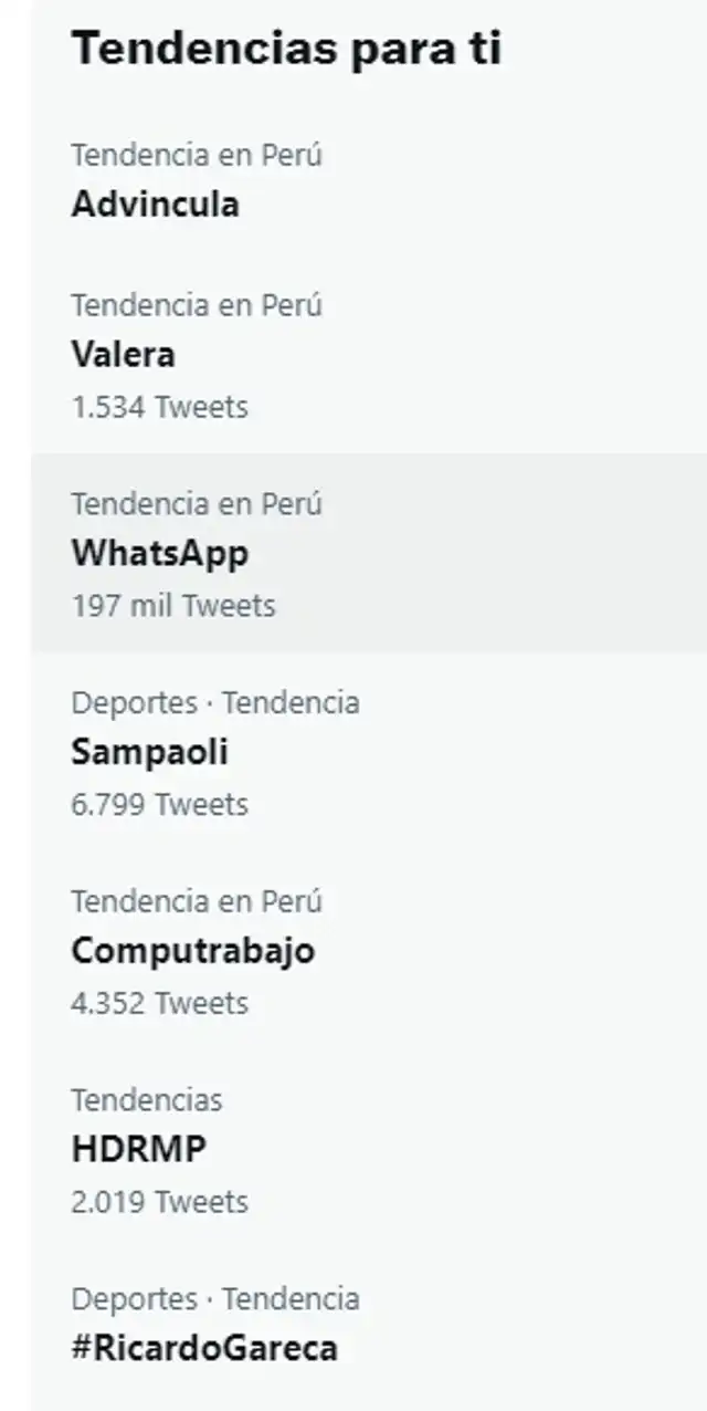 <strong>Tendencia </strong> <strong>Tendencia </strong>