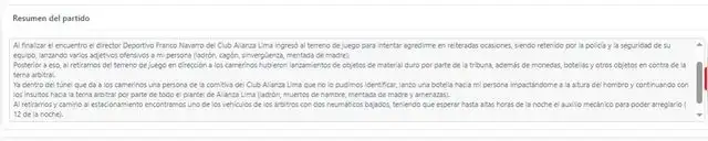 Parte del informe de Bruno Pérez. Foto: Martín Cojal   