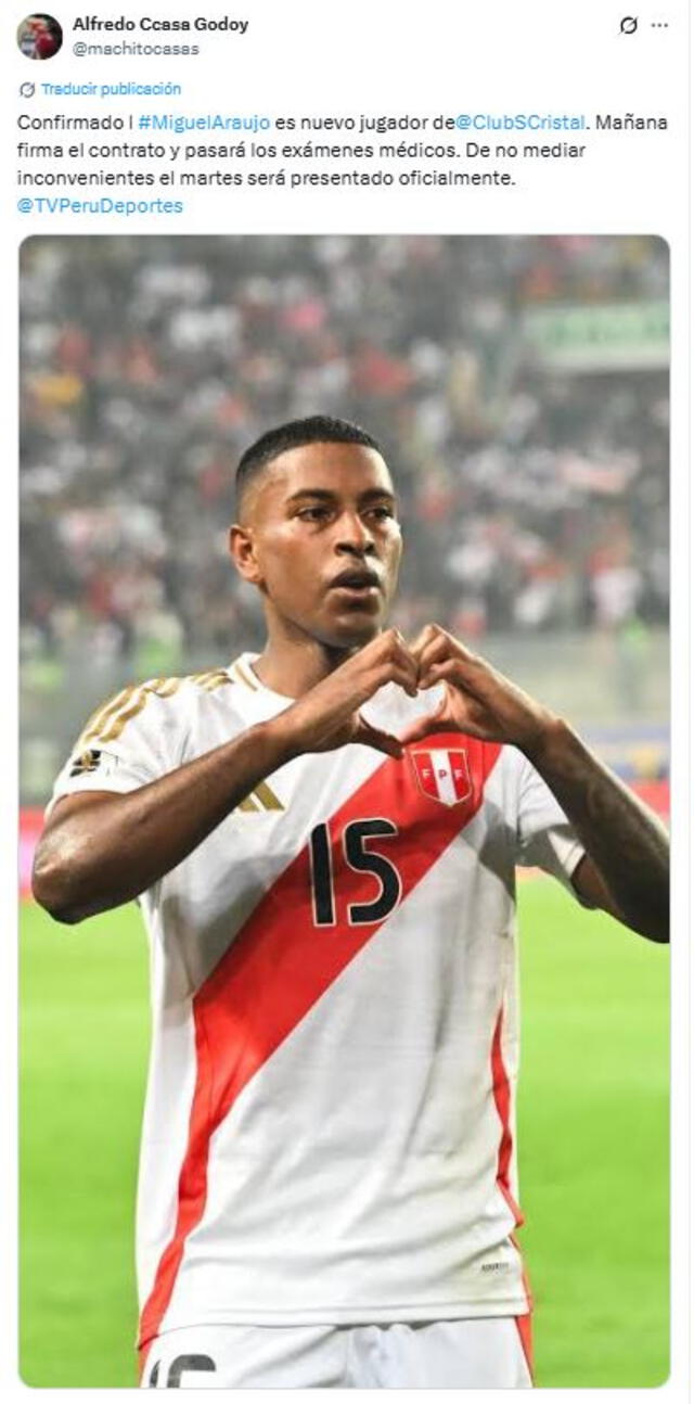miguel araujo cristal