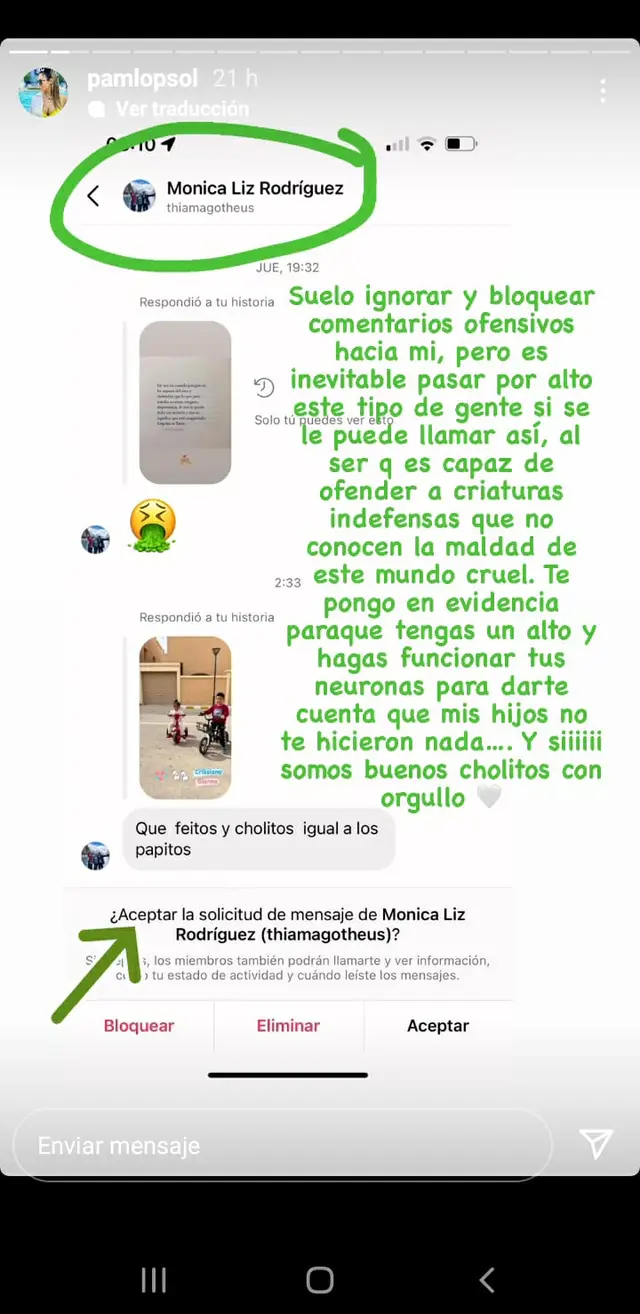Pamela López. Captura: Instagram.     Pamela López. Captura: Instagram.