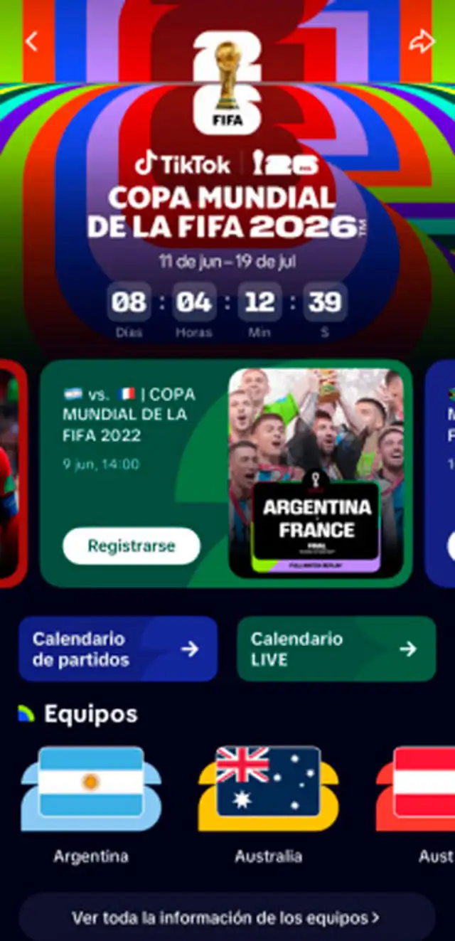 TikTok es el lugar ideal para vivir la fiesta del fútbol. TikTok es el lugar ideal para vivir la fiesta del fútbol.