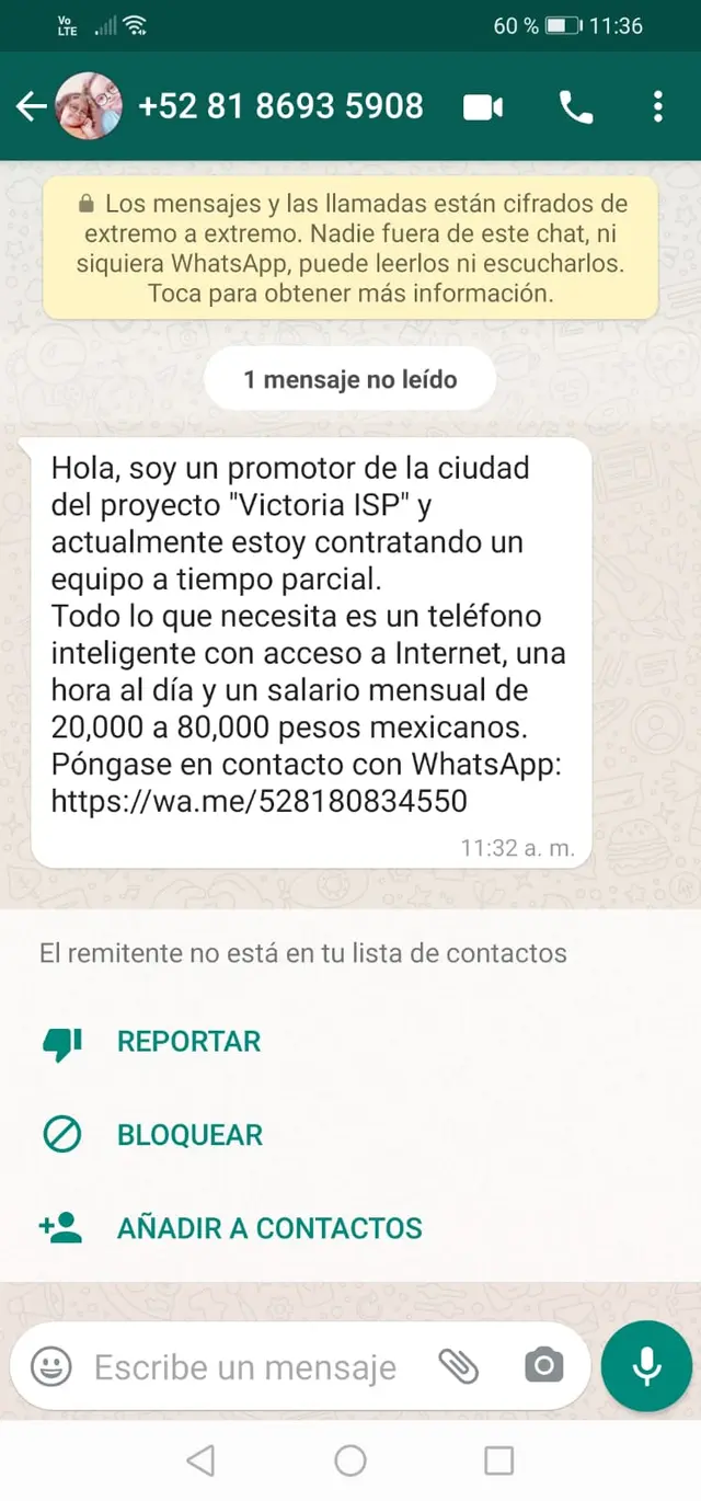 Cadena se ha vuelto viral. Foto: Twitter.   