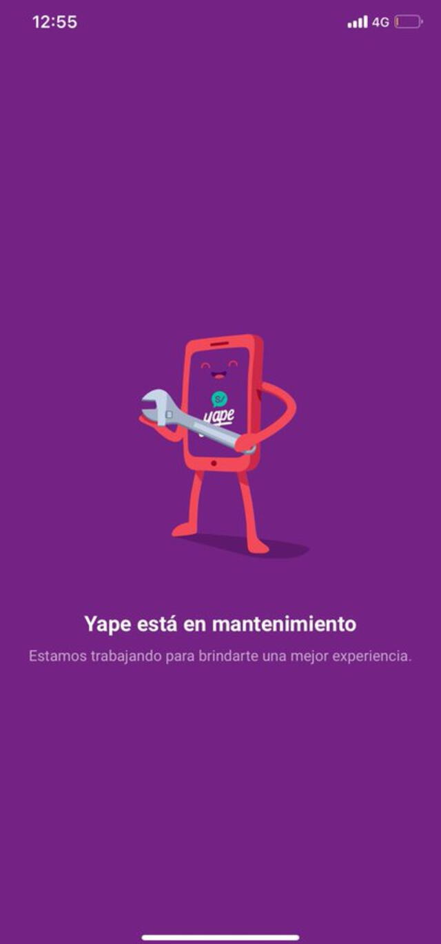 Yape se encuentra en mantenimiento. (FOTO: Yape) Yape se encuentra en mantenimiento. (FOTO: Yape)