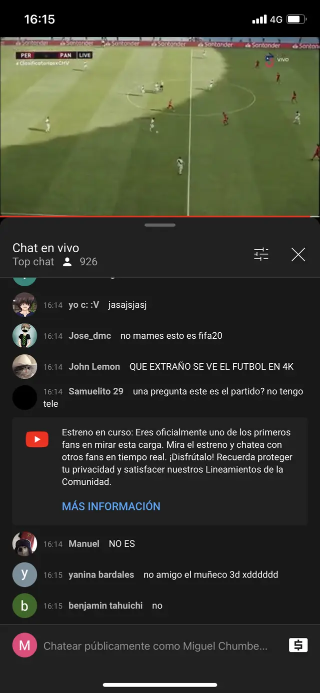 Perú vs Panamá