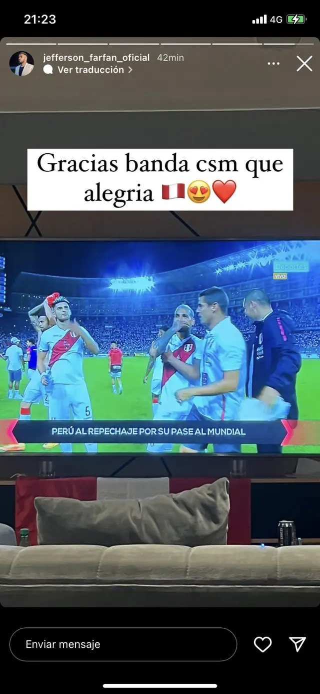 Farfán y su emoción tras clasificación de Perú al repechaje.