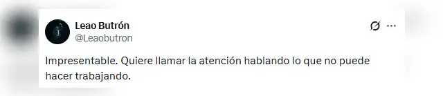Escribió Butrón citando las declaraciones que dio Melgarejo  