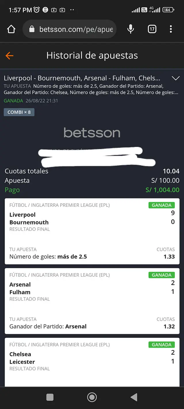 Apuesta deportiva   