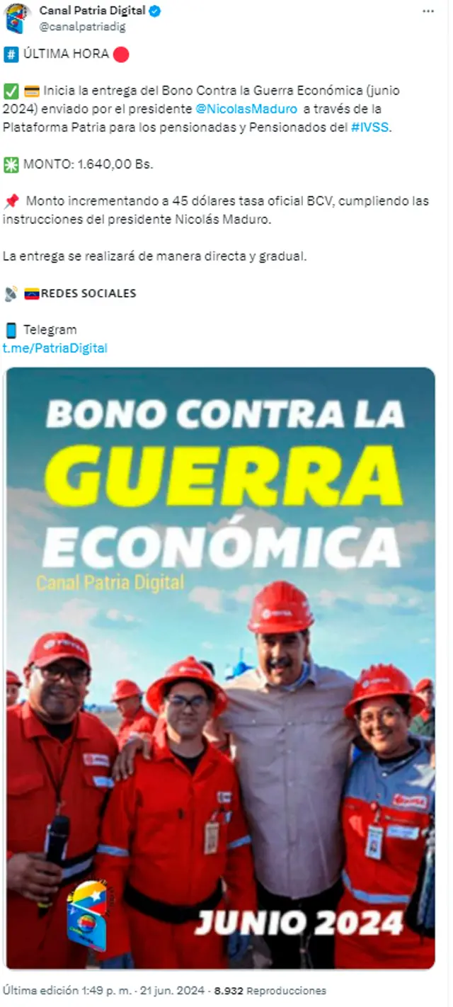 Bono de Guerra Económica