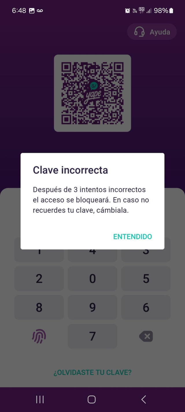 cayó yape
