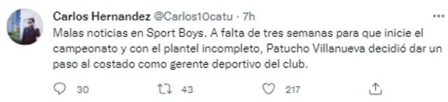 (Foto: Twitter Carlos Hernandez)   