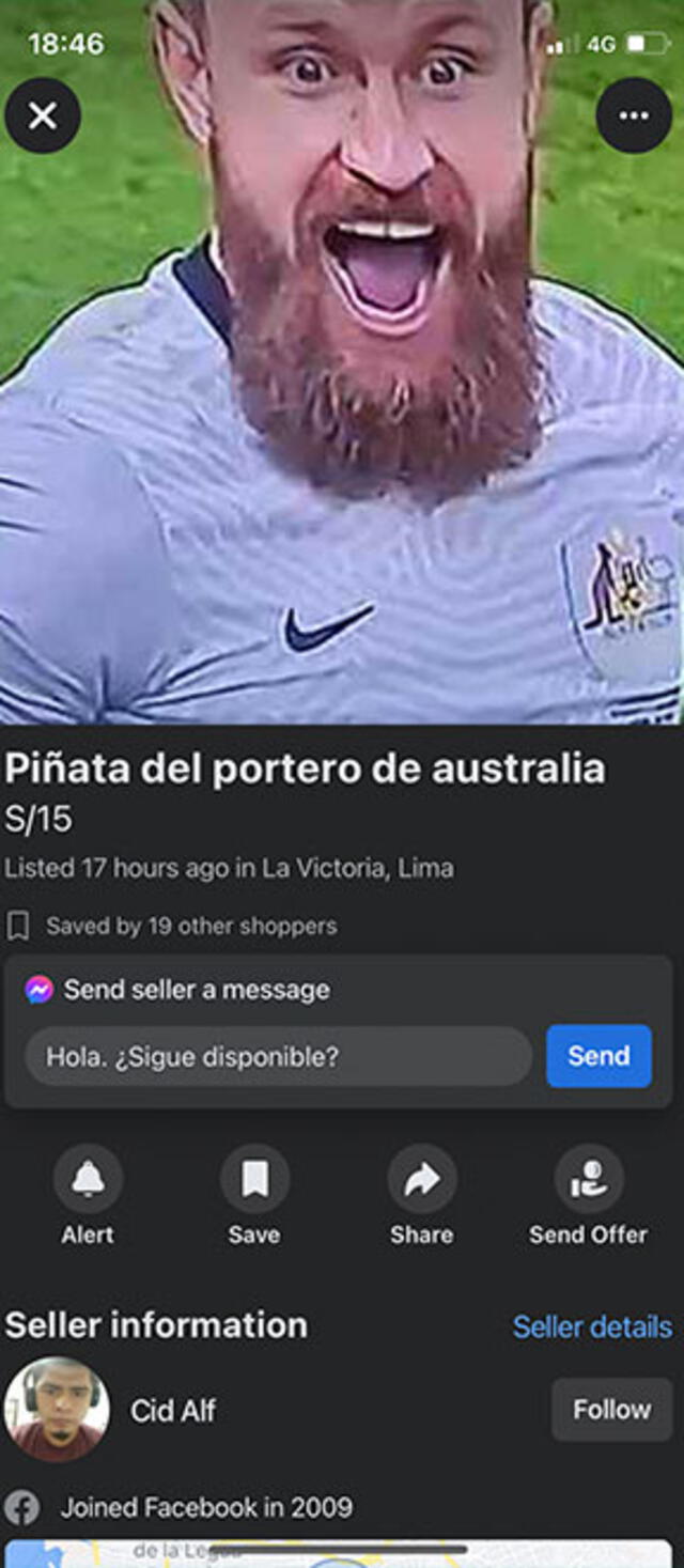 Foto: Facebook Marketplace   