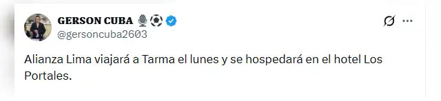 Alianza Lima se hospedará en el hotel Los Portales Alianza Lima se hospedará en el hotel Los Portales