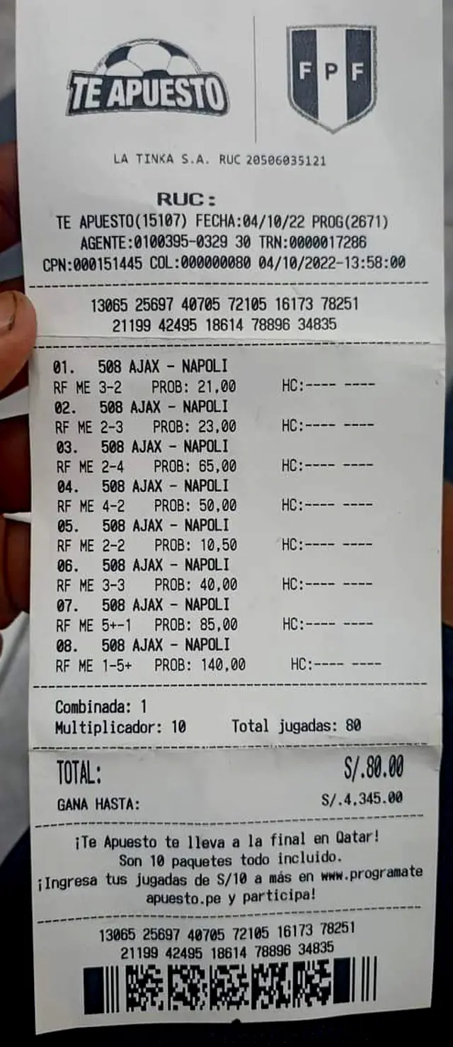 apuesta deportiva