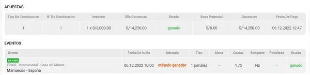 Apuesta deportiva