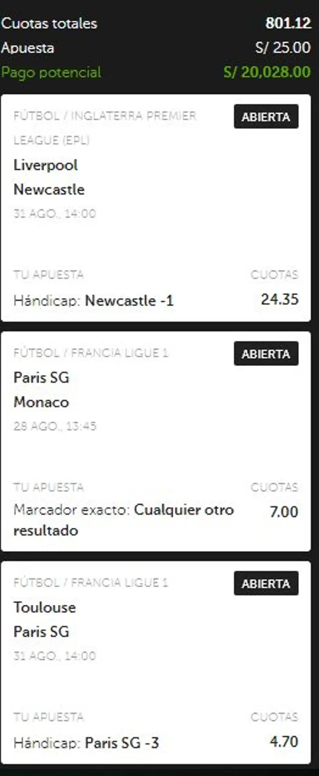 Apuesta deportiva