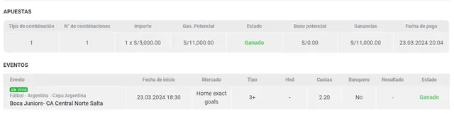 apuestas