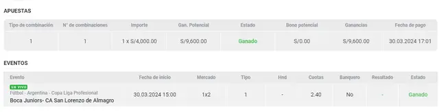 apuestas