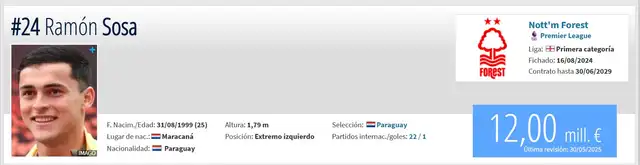 Ramón Sosa, Palmeiras