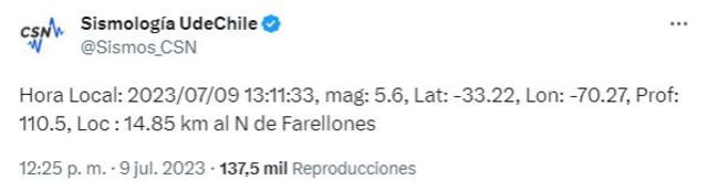 sismo chile