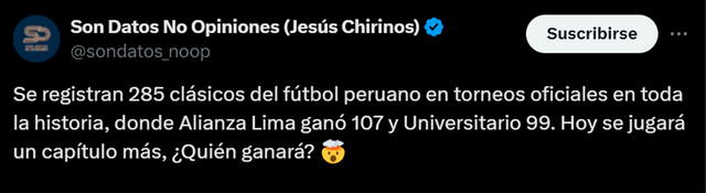 Alianza Lima vs Universitario