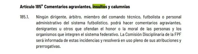 Reglamento de Liga 1