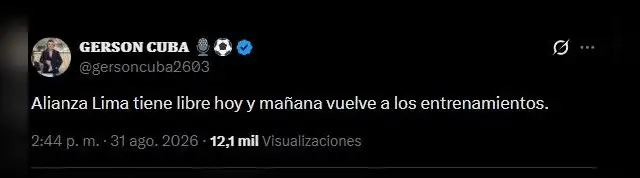 Alianza Lima, Deportivo Garcilaso