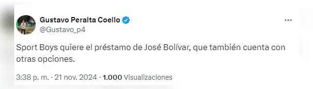 José Bolivar