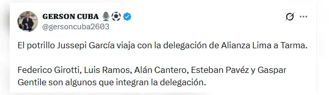 Jussepi García será convocado por Pablo Guede