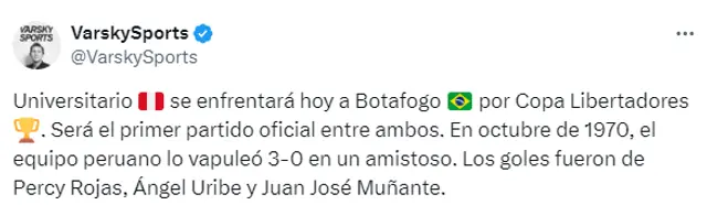 Universitario de Deportes, Botafogo